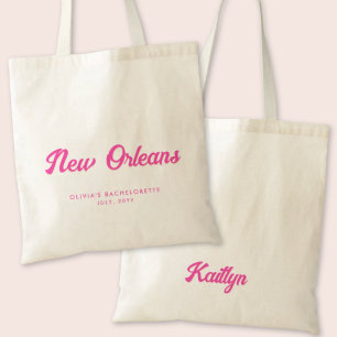 Tote Bag New Orleans Bachelorette Party Personnalisé Fourre
