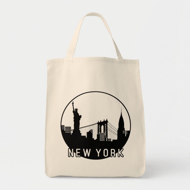 Tote Bag New York Skyline (Devant)