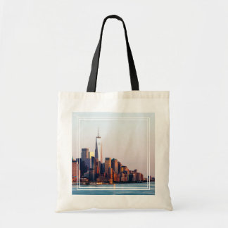 Tote Bag New York Sunset Skyline Vue du World Trade Center