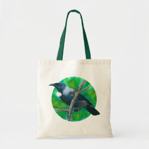 Tote Bag New Zealand Tui - Peinture en acrylique