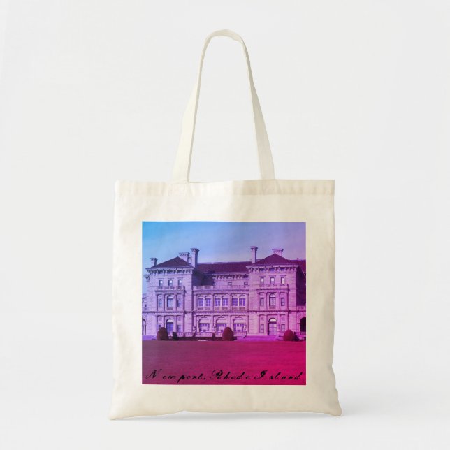Tote Bag Newport, Rhode Island Beach Mansion (Devant)