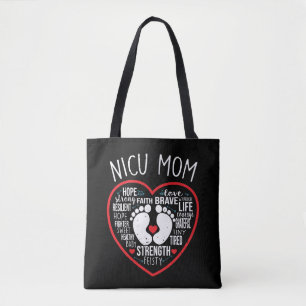 Tote Bag NICU : Une maman prémence