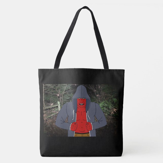 Tote Bag Night Creep (avec arrière - plan) (Devant)