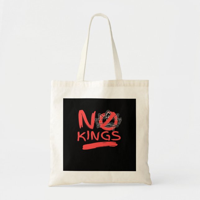 Tote Bag No King Simple Clean Design (Devant)