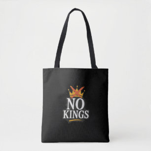 Tote Bag No Kings - Déclaration minimaliste rebelle