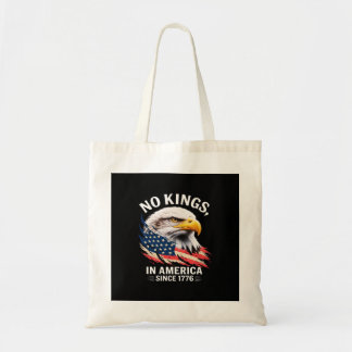 Tote Bag No Kings In America Classic Retro Graphic Design