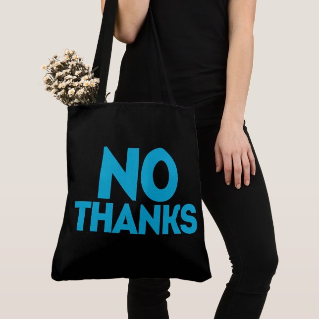 Tote Bag No Thanks (De près)