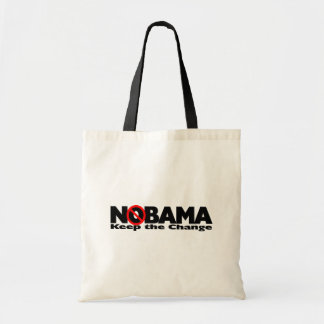 Tote Bag NoBama : Gardez le changement