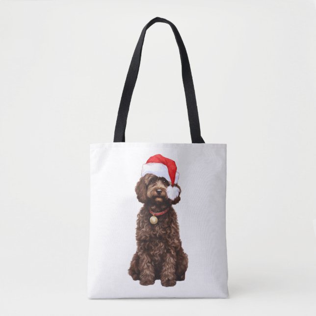 Tote Bag Noël Cockapoo (Devant)