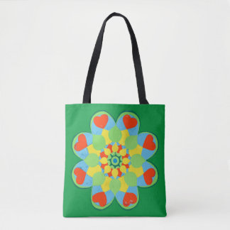 Tote Bag Noël Coeur Mandala