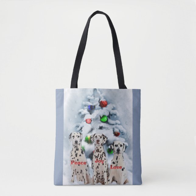 Tote Bag Noël dalmate (Devant)