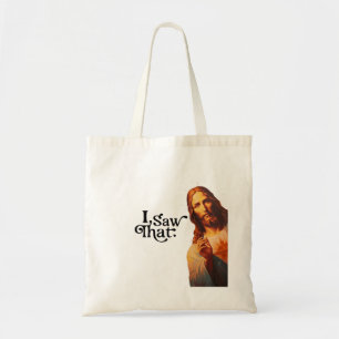 Tote Bag Noël drôle, j'ai vu ça, Jésus, j'ai vu ça