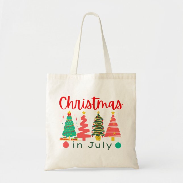 Tote Bag noël en juillet (Devant)