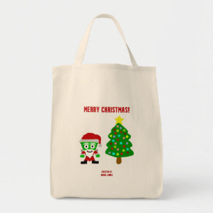 Tote Bag Noël FrankenFromage Épicerie Fourre-tout