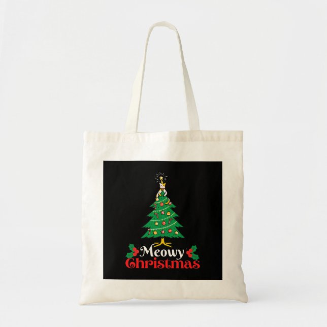 Tote Bag Noël Meowy (Devant)