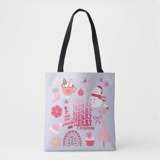 Tote Bag Noël moderne (Devant)