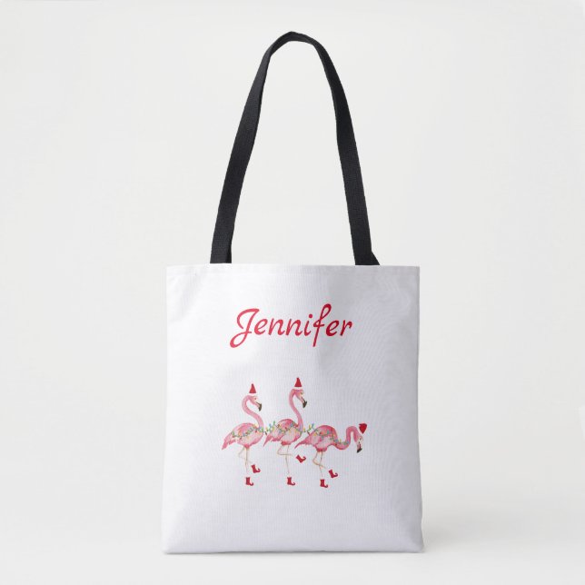 Tote Bag Noël monogramme (Devant)