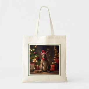 Tote Bag Noël Père Noël Kangaroo,