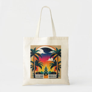 Tote Bag Noël tropical