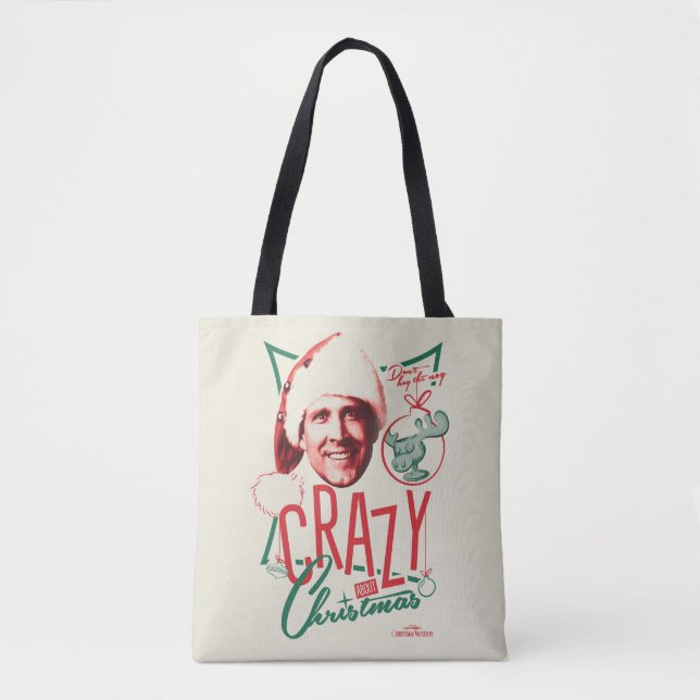 Tote Bag Noël Vacances Fou À propos de Noël (Devant)