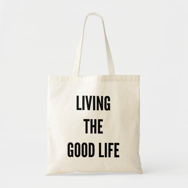 Tote Bag Noël vivant la bonne vie hanoukka fourre-tout (Devant)