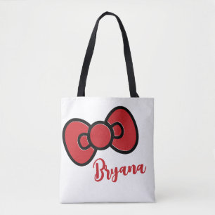 Tote Bag Nœud Rouge Mignon Fantaisiste