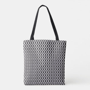 Tote Bag Noir de cercle