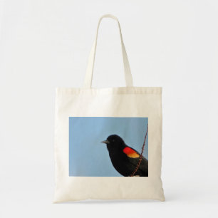 Tote Bag Noir de l'aile rouge