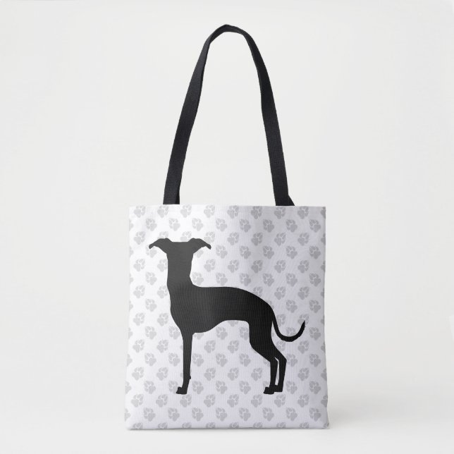 Tote Bag Noir (Ou Toute Autre Couleur) Iggy Silhouette & Pr (Devant)