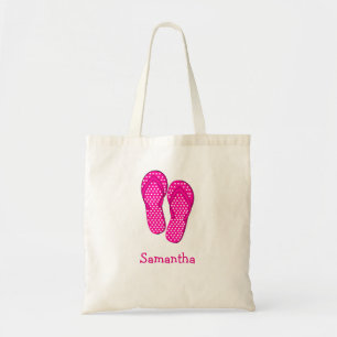 Tote Bag Nom de coutume de rose d'été de bascule