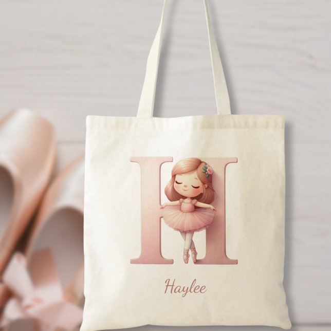Tote Bag Nom de la Ballerina (Créateur téléchargé)