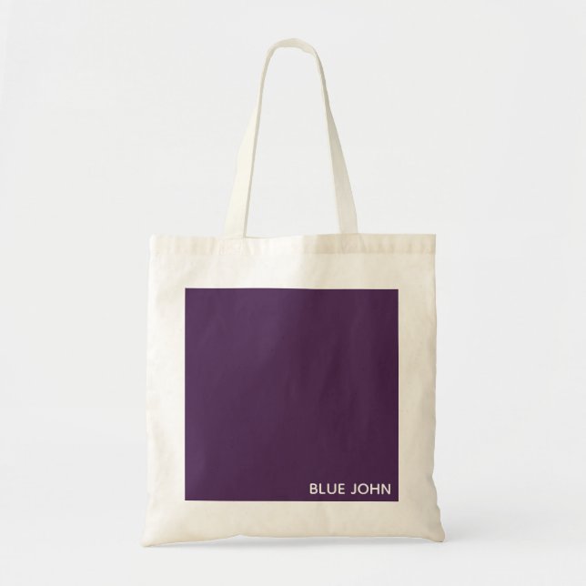 Tote Bag Nom de la couleur violette de Blue John (Devant)
