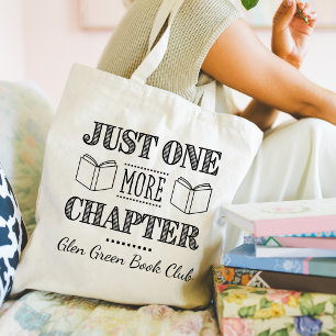 Tote Bag Nom du club de lecture, juste une autre citation d