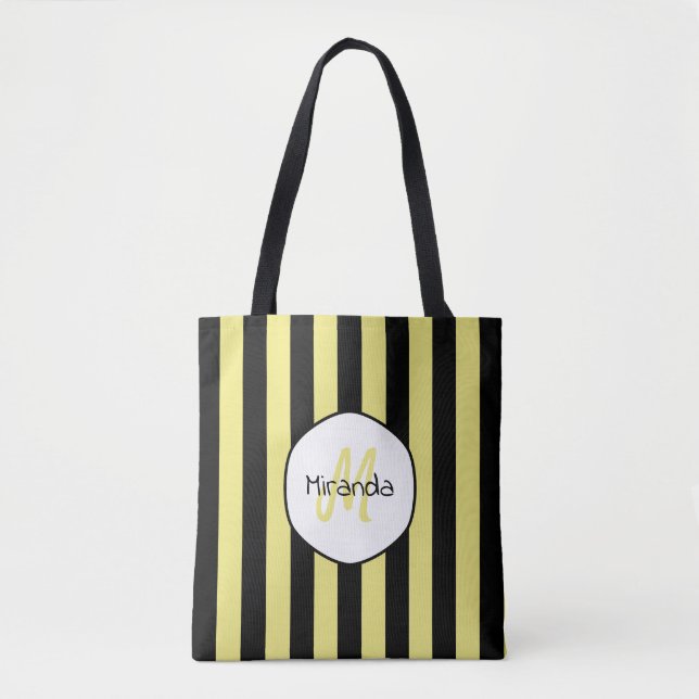 Tote Bag Nom du Motif et monogramme du coléoptère de concom (Devant)