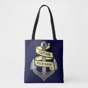 Tote Bag Nom   fait sur commande nautique de marin de