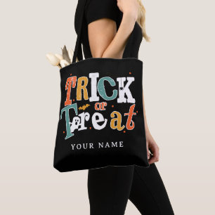 Tote Bag Nom Personnalisé De L'Halloween