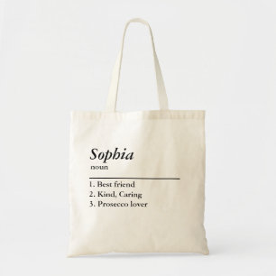 Tote Bag Nom personnalisé de meilleur ami