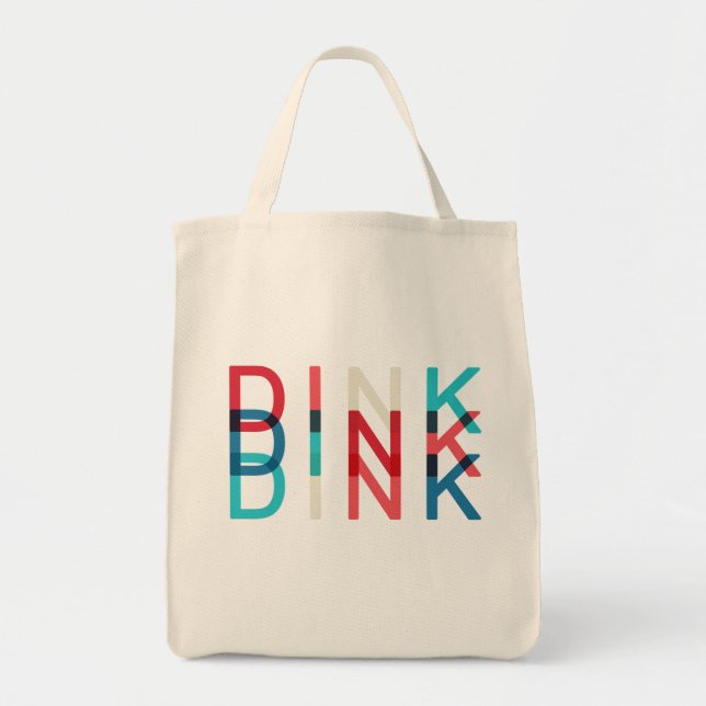 Tote Bag Nom personnalisé Dink Personnalisé Équipe de jeu d (Devant)