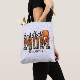 Tote Bag Nom personnalisé Maman de basket-ball   Fête des m