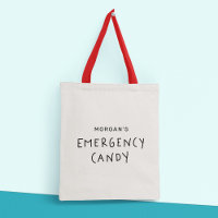 Nom personnalisé moderne mignon bonbon d'urgence