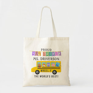 Tote Bag Nom personnalisé par   mignon d'animaux de