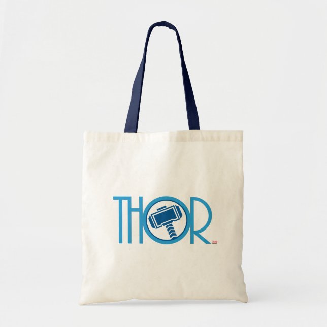 Tote Bag Nom Thor Art Déco (Devant)
