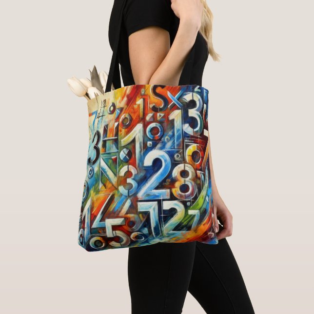 Tote Bag Nombres de graffiti (De près)