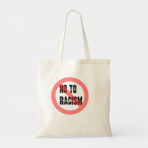 Tote Bag Non Au Racisme Slogan anti-racisme