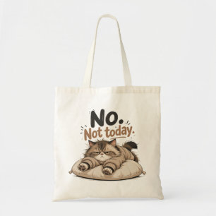 Tote Bag Non, pas aujourd'hui – Grumpy Cat