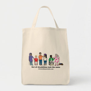 Tote Bag Non toutes les incapacités regardent la même