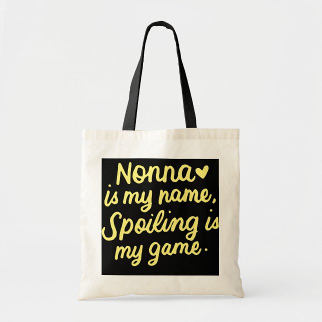 Tote Bag Nonna est mon nom Drôle Nonna Dons pour Nonna (Devant)