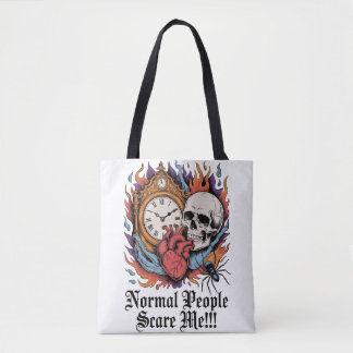 Tote Bag Normal People Scare Me