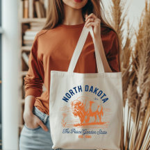 North Dakota Peace Garden State Bison 