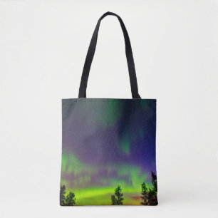 Tote Bag Northern Lights   Manitoba Canada